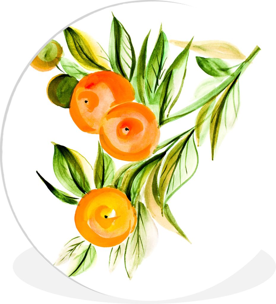 MuchoWow - Wand-Kreis - Wohnzimmer - Bild - Runde - Wanddeko - Dibond - Kunstdrucke