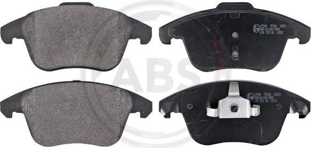 A.B.S. 37599 Bremsbelagsatz, Scheibenbremse OE 1617273380 kompatibel mit C4, DS4, DS5, Corsa F, Mokka, 3008, 5008