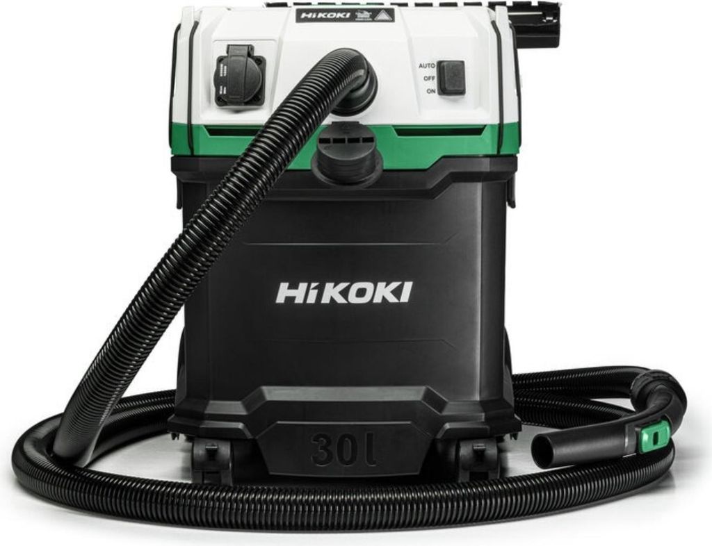HiKOKI Nass- und Trockensauger 30 l, M-Klasse-, incl. Zubehör, Karton