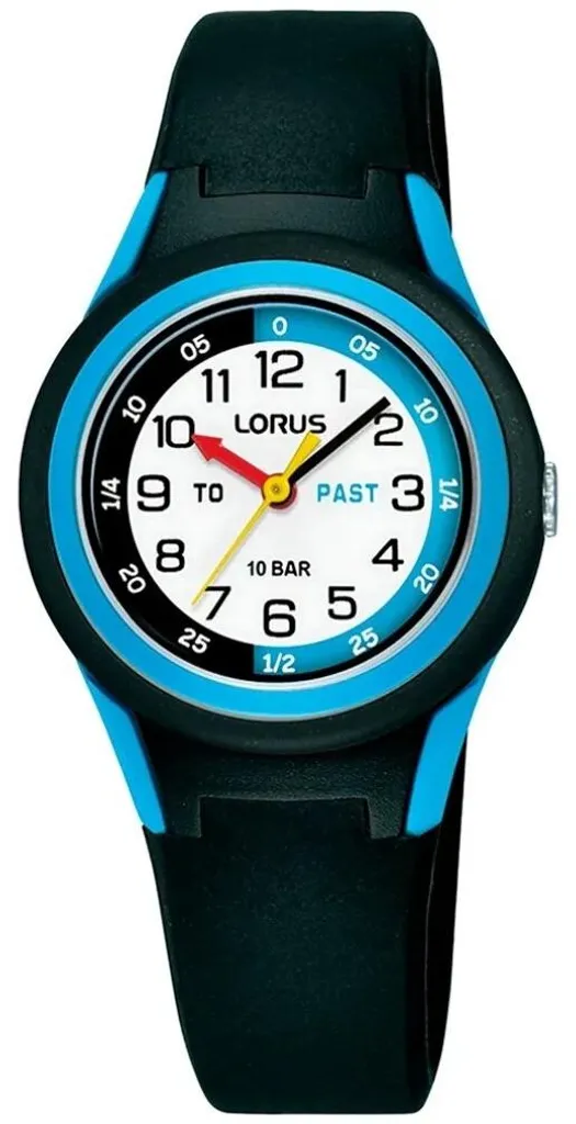 Lorus RRX77JX9 Montre Enfant Étanche 50m avec Cadran Pédagogique Quartz