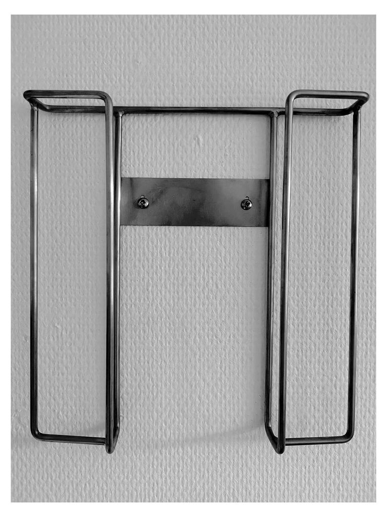 Dokumentenhalter A4 aus Edelstahl – Wandhalter für Produktionsbereiche, Industrie, Büro, Werkstatt, Labor, langlebig und hygienisch