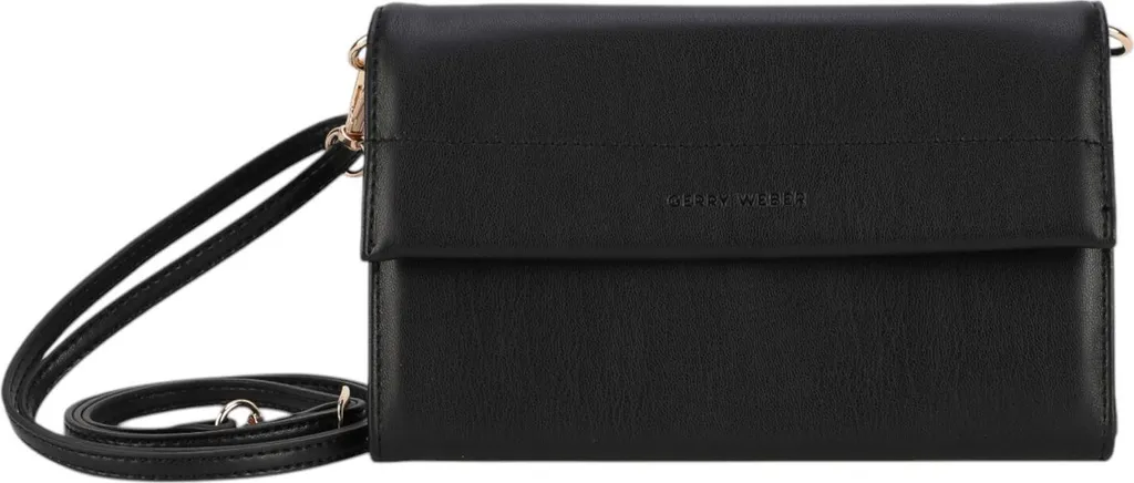 Sac bandoulière amovible et pochette de fête rigide noir Gerry Weber