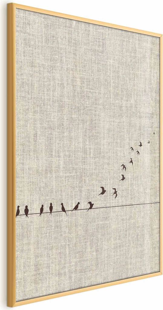 Posterpapier Poster - Learning to Fly 40x60 cm Tiere g-C-0186-ao-a