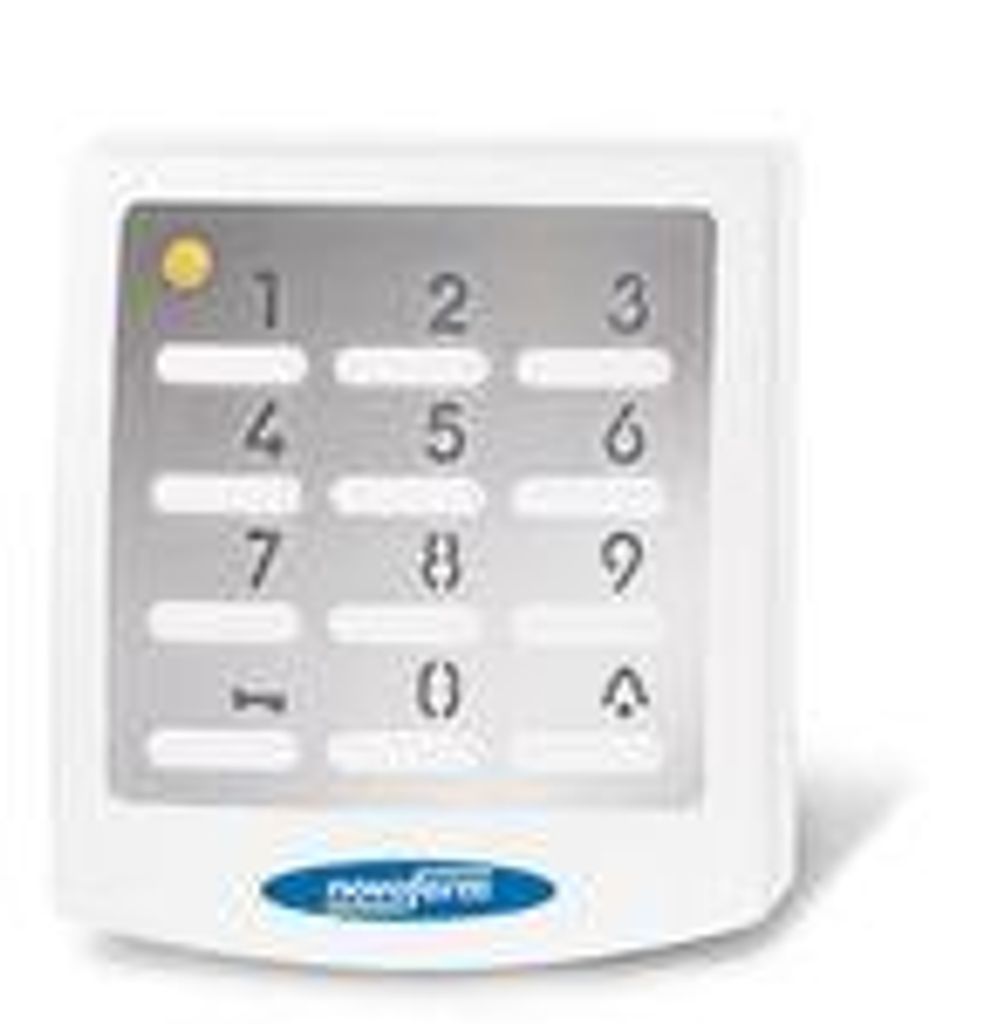Novoferm Funktaster Testfeld beleuchtet Edelstahl 433 Mhz Obrázok produktu 