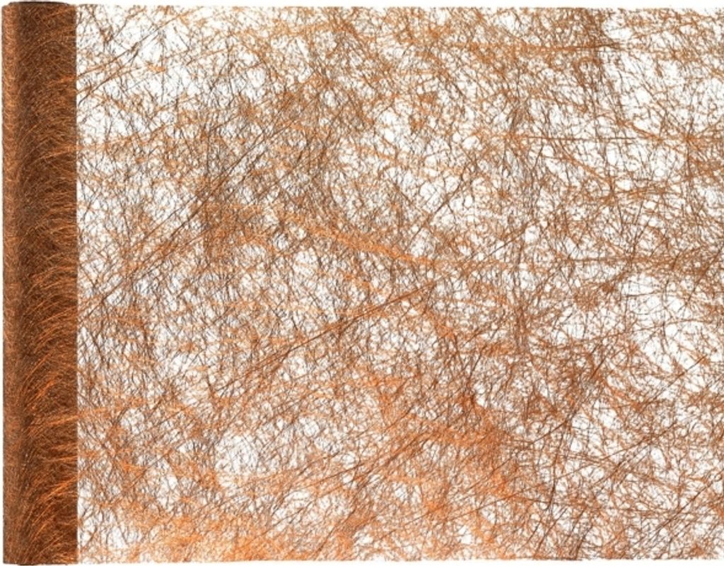 Vlies Tischläufer metallic, mit Faser, 30cm x 5m, Hochzeit Geburtstag, Farbauswahl:Metallic-roségold