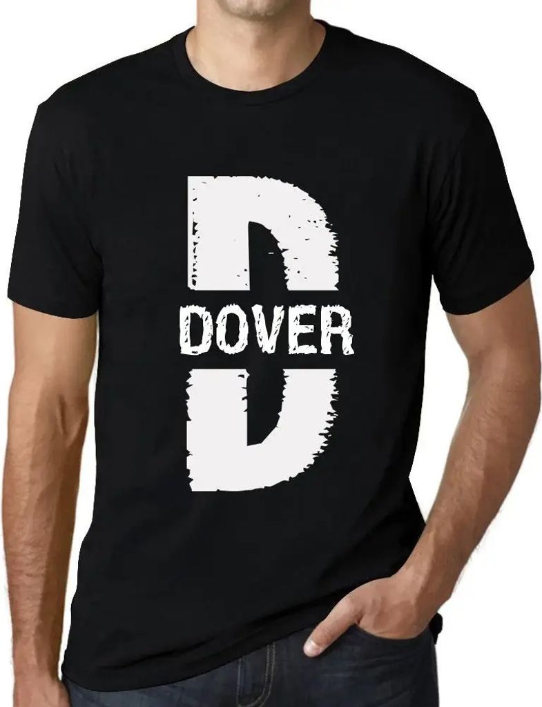 Herren Grafik T-Shirt Dover Öko-Verantwortlich Vintage Jahrgang Kurzarm Lustige Druck Geburtstag Geschenk Mann