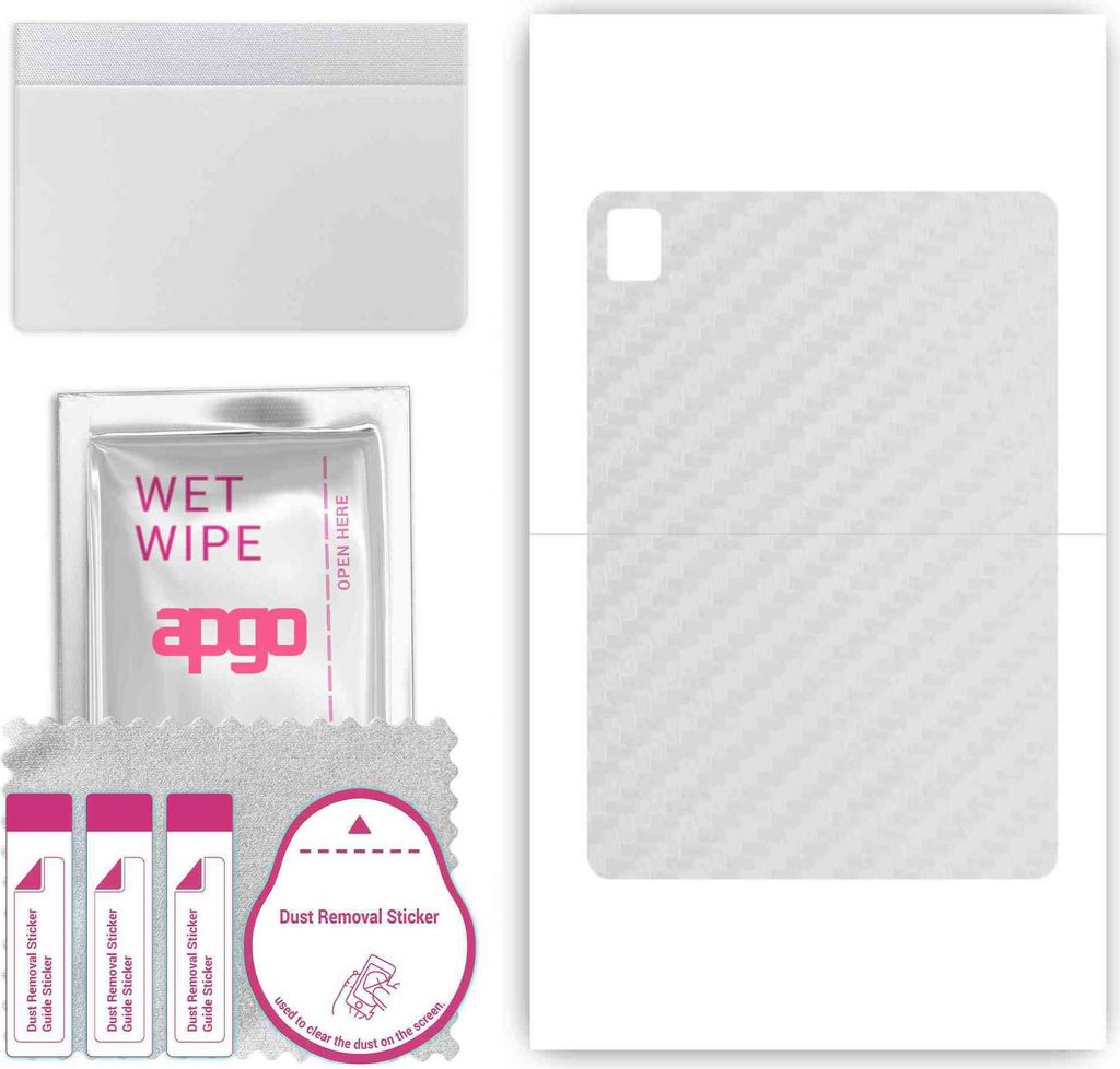 apgo Rückseite Schutzfolie, Skin, kompatibel mit Teclast T40s, Hinten Displayschutzfolie aus Vinylfolie, kratzfest, einfache Montage - Transparent...