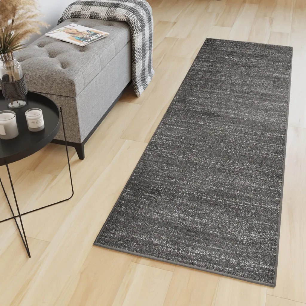 Tapis Salon Noir Moderne 60x320 Tapiso SARI Certifié Qualité ÖKO-TEX - 3