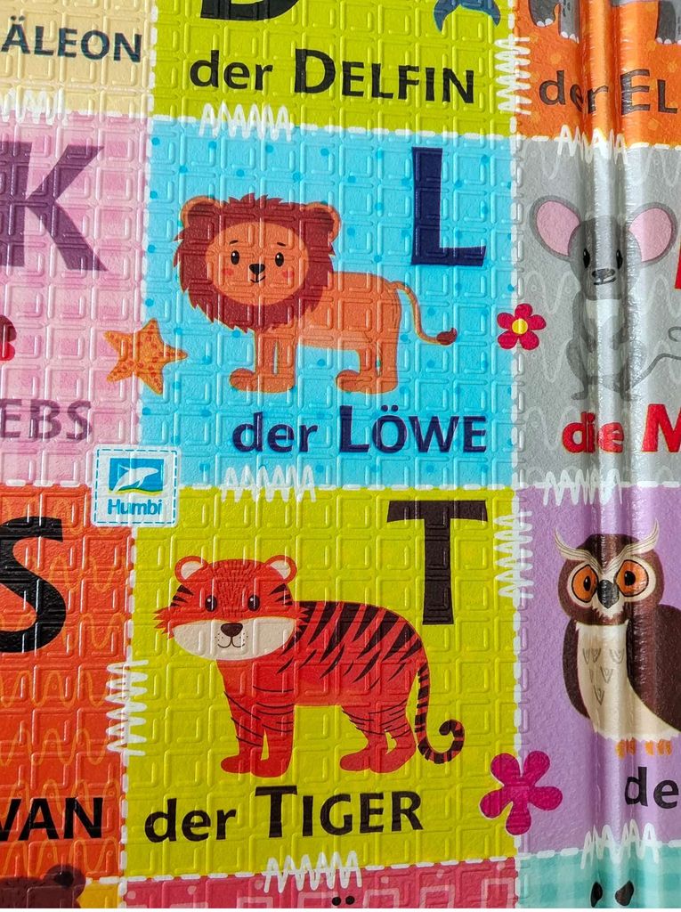 HUMBI Spielmatte Krabbelmatte Doppelseitige Schaum Matte Produktbild 13
