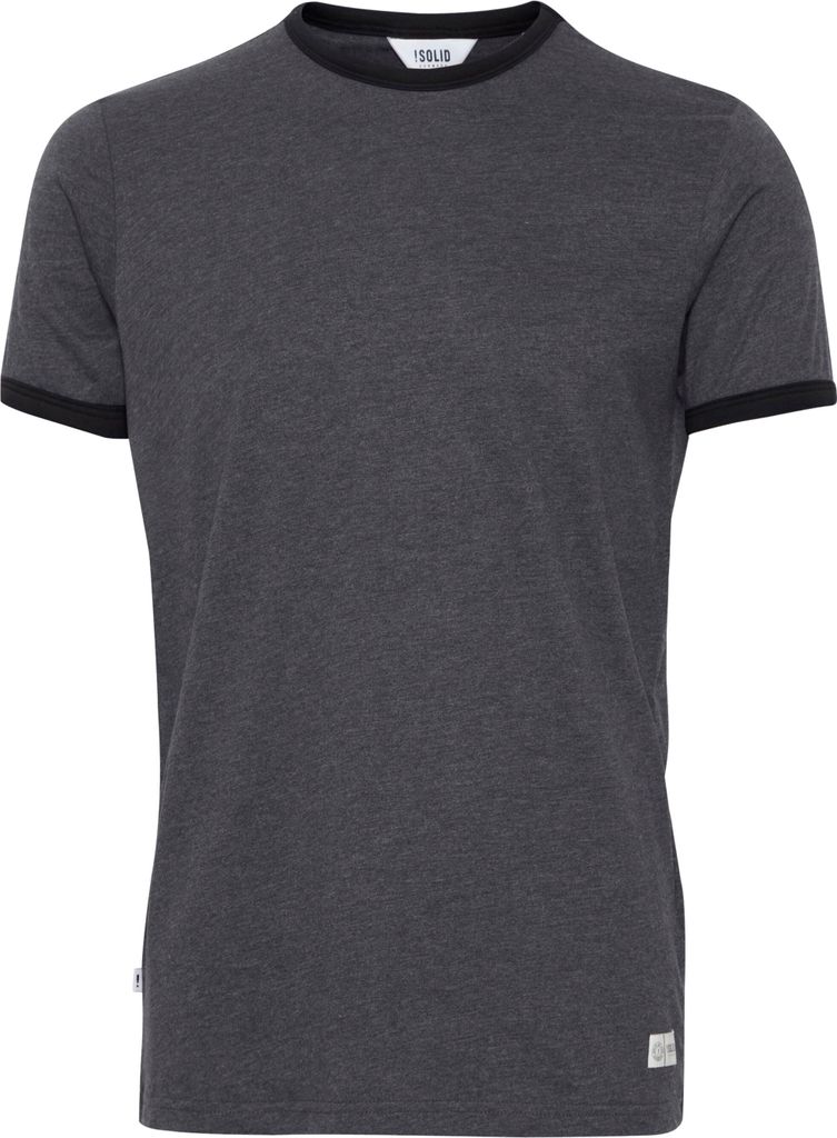 SOLID SDManoldo Herren T-Shirt Kurzarm Shirt mit Rundhals-Ausschnitt Baumwollmischung Regular fit