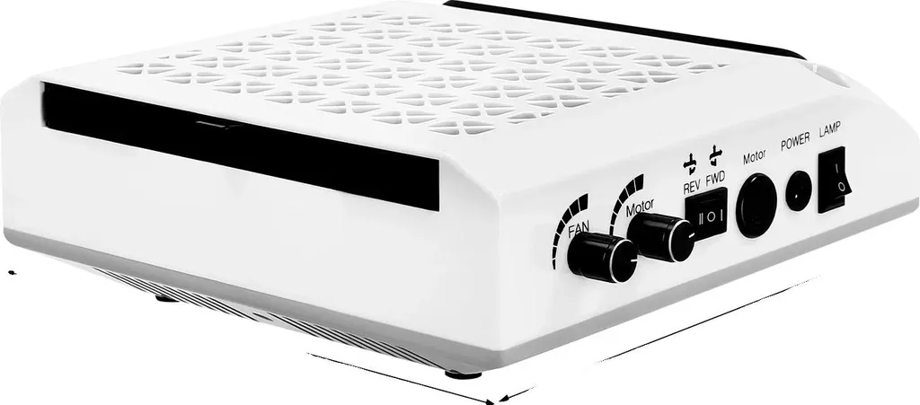 Cloueuse électrique avec collecteur de poussière et éclairage LED Blanc