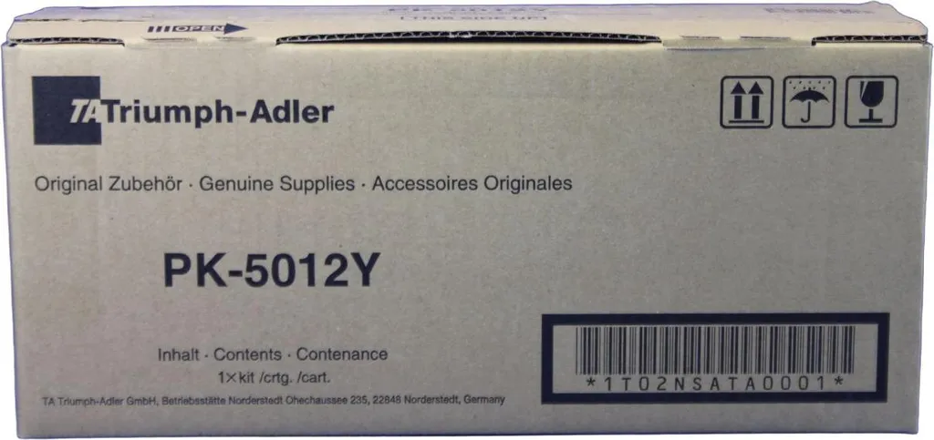 Toner Jaune Utax PK-5012Y 12000 Pages pour Gamme P-C3560 de Haute Qualité