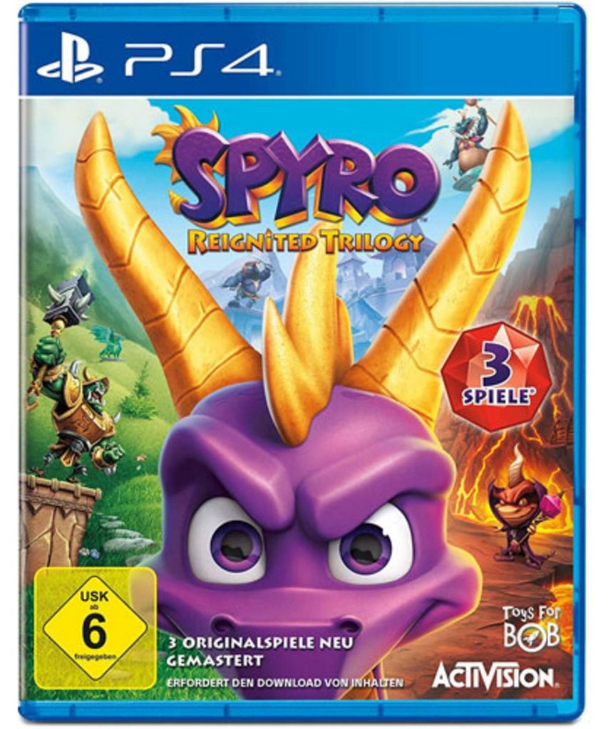Activision Blizzard Spyro: Reignited Trilogy, PS4, Produktbild 