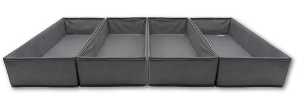 CASACOSA Exact Organiseur Tiroir Pax 100cm - Set de 4 Rangement Armoire