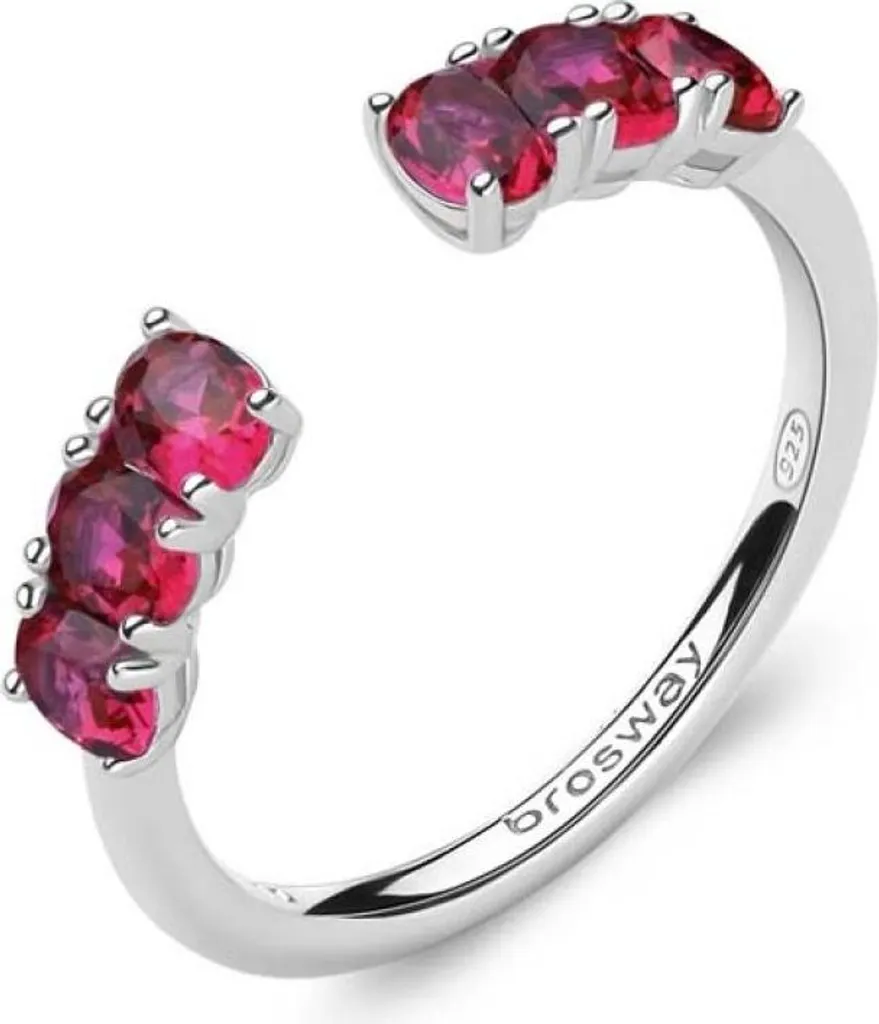Bague Ouverte Sparkling Fancy Passion Ruby FPR11 - Circuit 52 mm