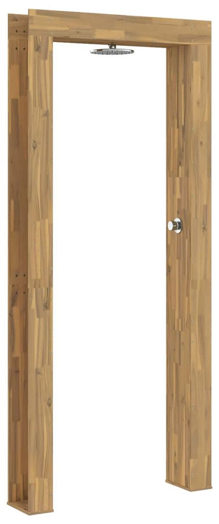 vidaXL Doccia da giardino, 226 cm, legno di acacia massello Immagine del prodotto 