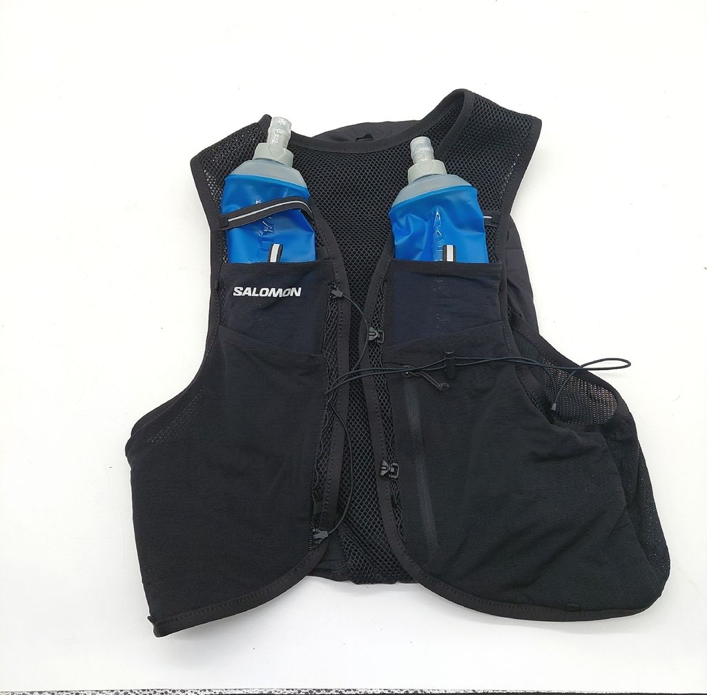 Salomon ADV Hydra Vest 8 Trinkweste Schwarz Running Walking Zubehör Ultraleicht