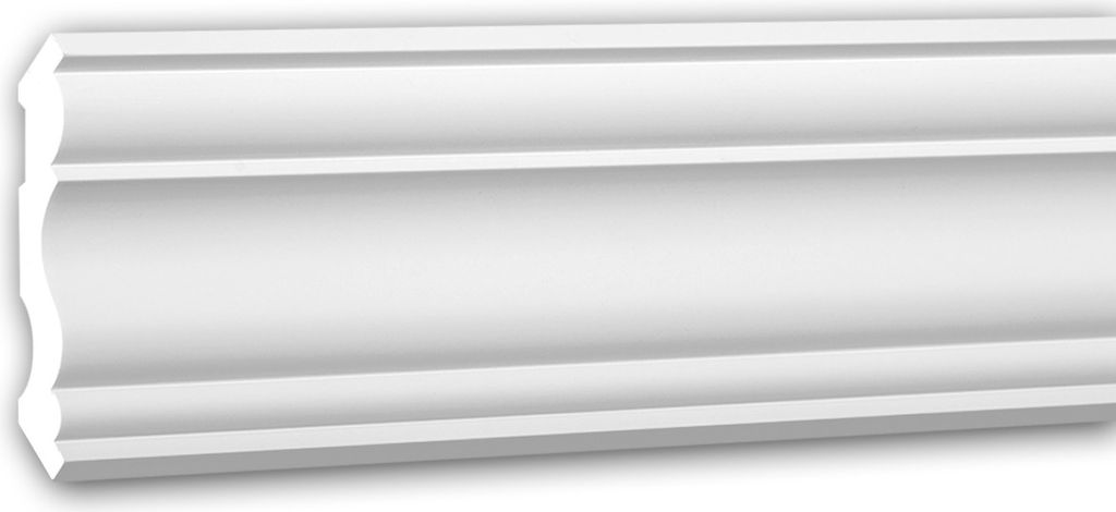 PROFHOME 150293F flexible Eckleiste Stuckleiste aus flexiblem Polyurethan 2 m