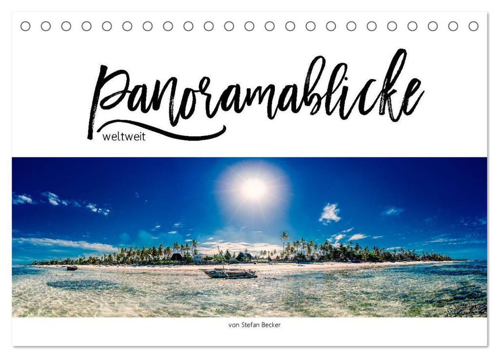 Panoramablicke weltweit (Tischkalender 2027 DIN A5 quer), CALVENDO Monatskalender