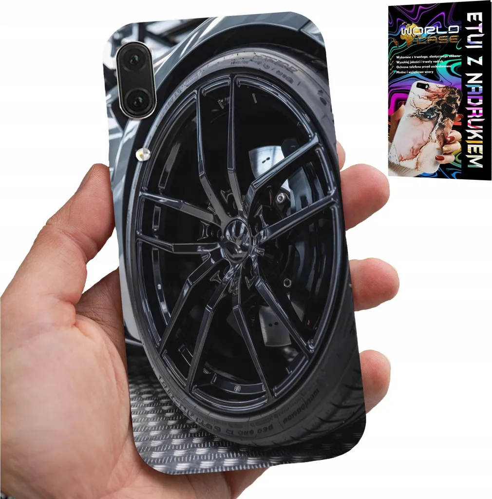 Custodia Premium Huawei P20 Cerchioni Supercar Edition + Vetro 9H