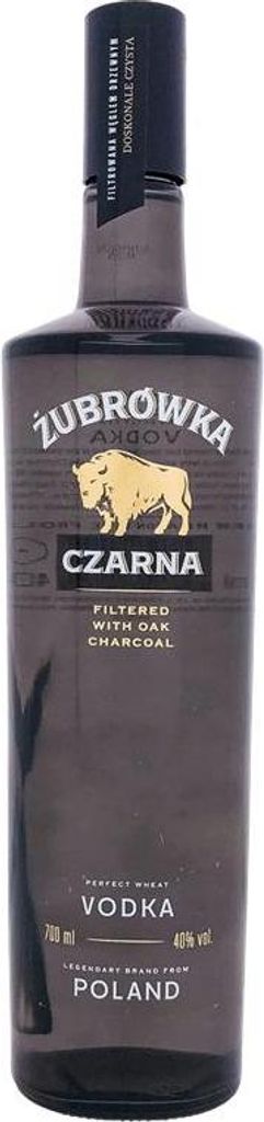 Zubrowka Wodka Czarna / Schwarz 700ml 40% Vol. Produktbild 