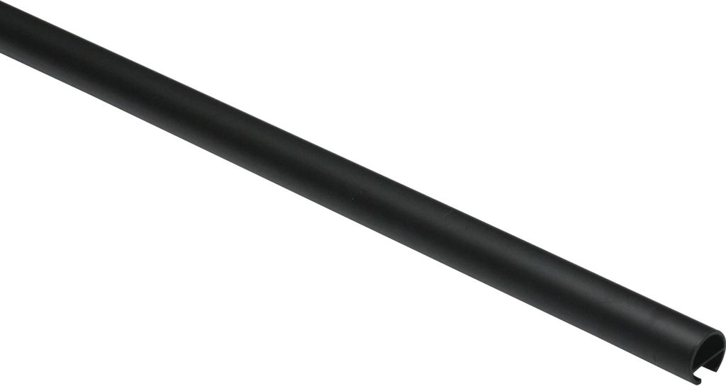 Gardinia Gardinenstange mit Innenlauf I Ø 16 mm schwarz-matt 120 cm