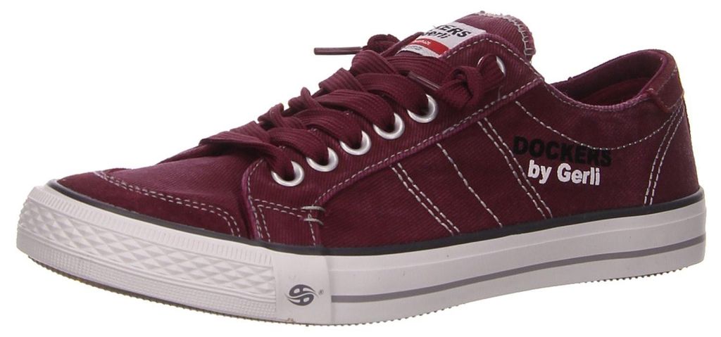 Dockers by Gerli Herren Canvas Sneaker Bordeaux Zdjęcie produktu 