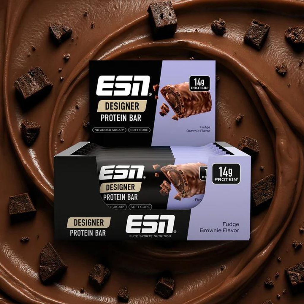 ESN Designer Protein Bar Fudge Brownie 45g Produktbild 