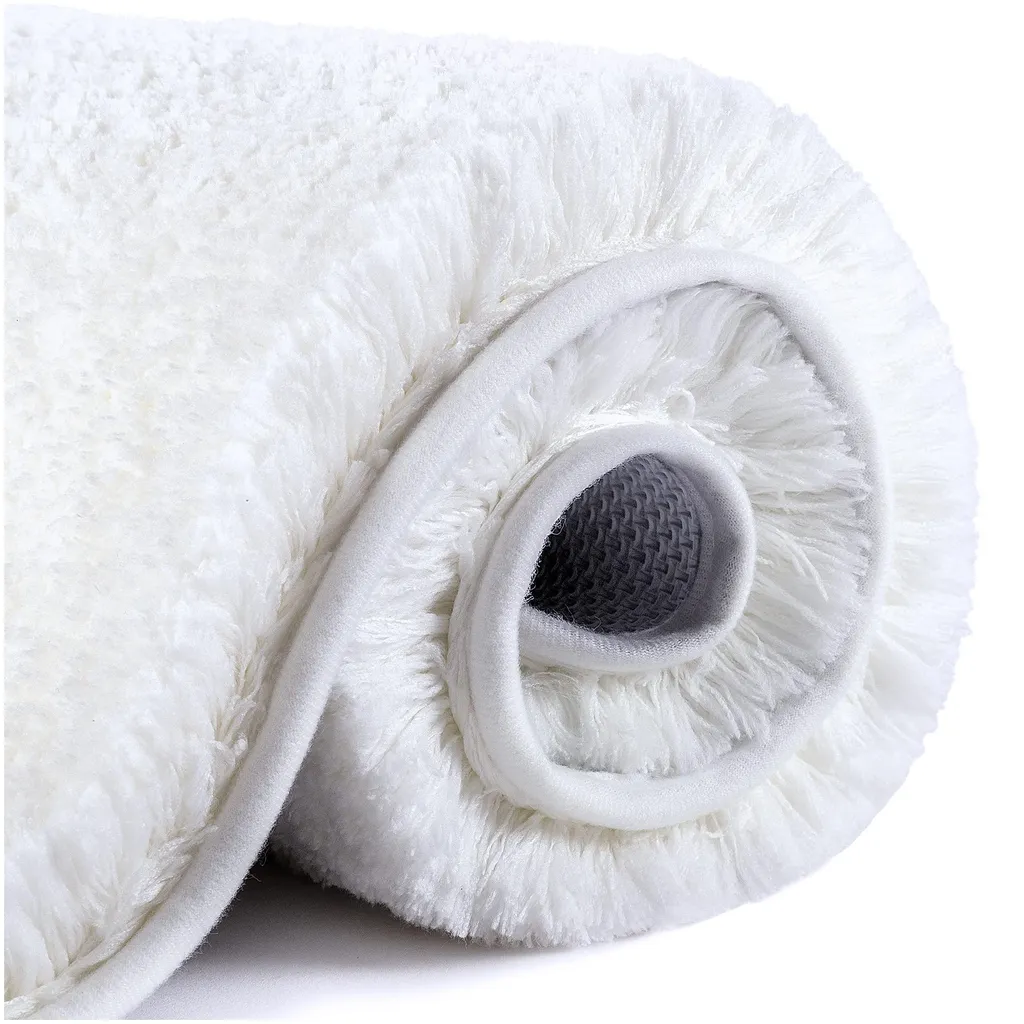 Tapis de bain antidérapant blanc - Finissez-en avec les sols mouillés