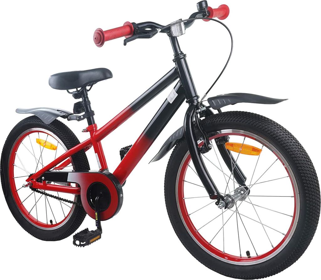 vidaXL Kinderfahrrad 20 Zoll für 6-11 Jahre alt Blau Schwarz