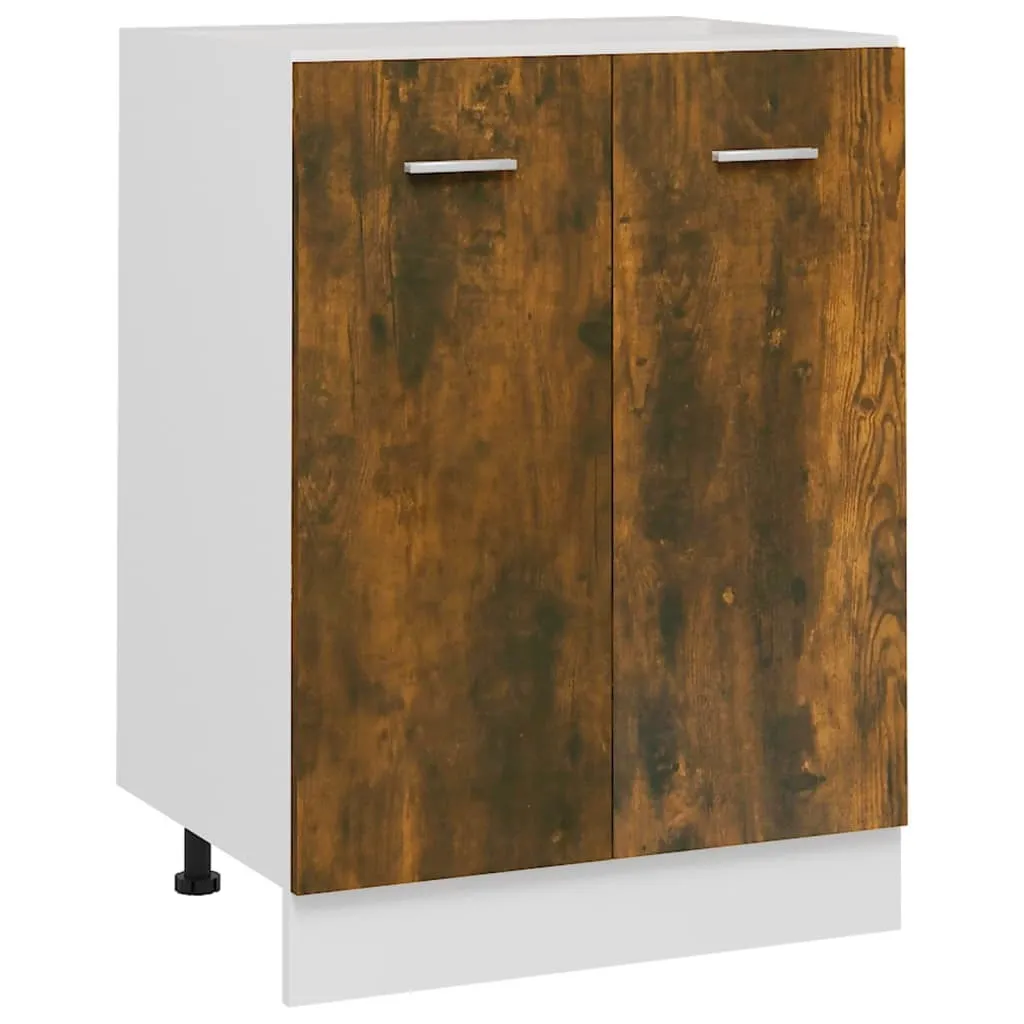 Mobile Sottolavabo 60 cm Rovere Fumé | Design Moderno Arredo Bagno