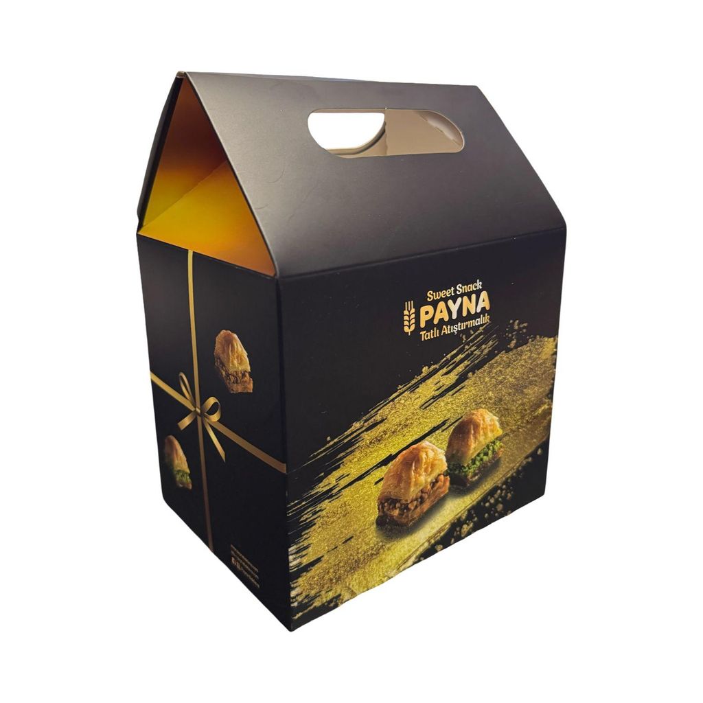 Geschenkbox - Einzeln Verpackt - Baklava Mix Pistazie & Produktbild 