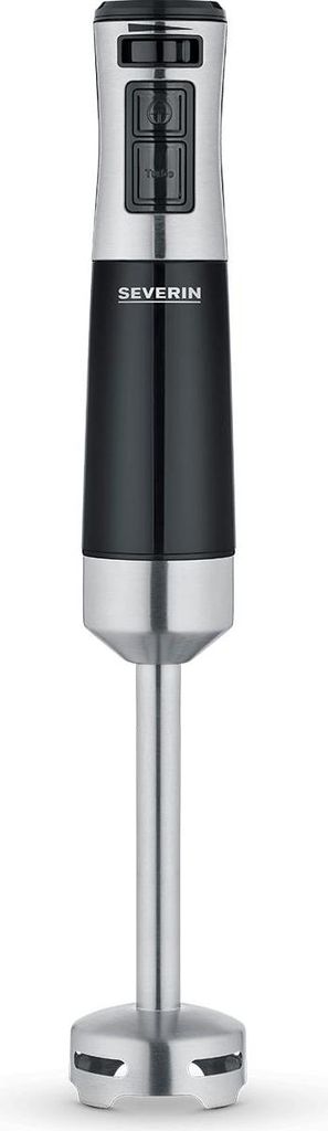 Severin Stabmixer SM 3771 gebürstetschwarzsilber Stabmixer Rührstab Mixbecher Zerkleinerer