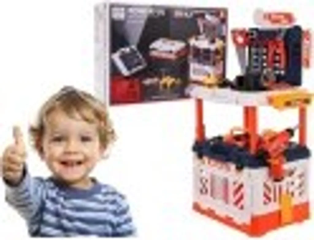 Malette outils pour enfants 4 en 1 fini le désordre dans la chambre