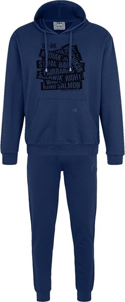 Übergrößen Jogginganzug Kodiak schwarz AHORN SPORTSWEAR alpine blue 8XL