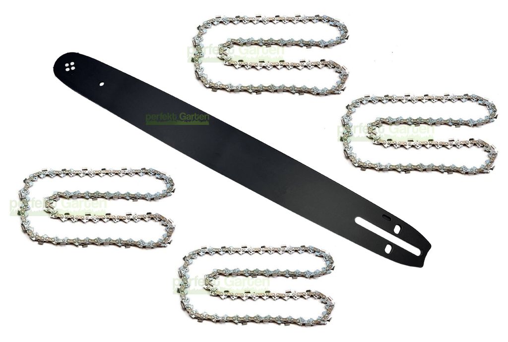 45cm (18") 1,5 0,325" 72 TG Schwert + 4X Kette für Fuxtec Produktbild