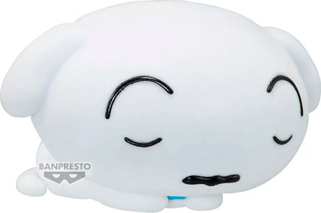Statue de collection Shiro Fluffy Puffy Crayon Shinchan en PVC 6 cm
