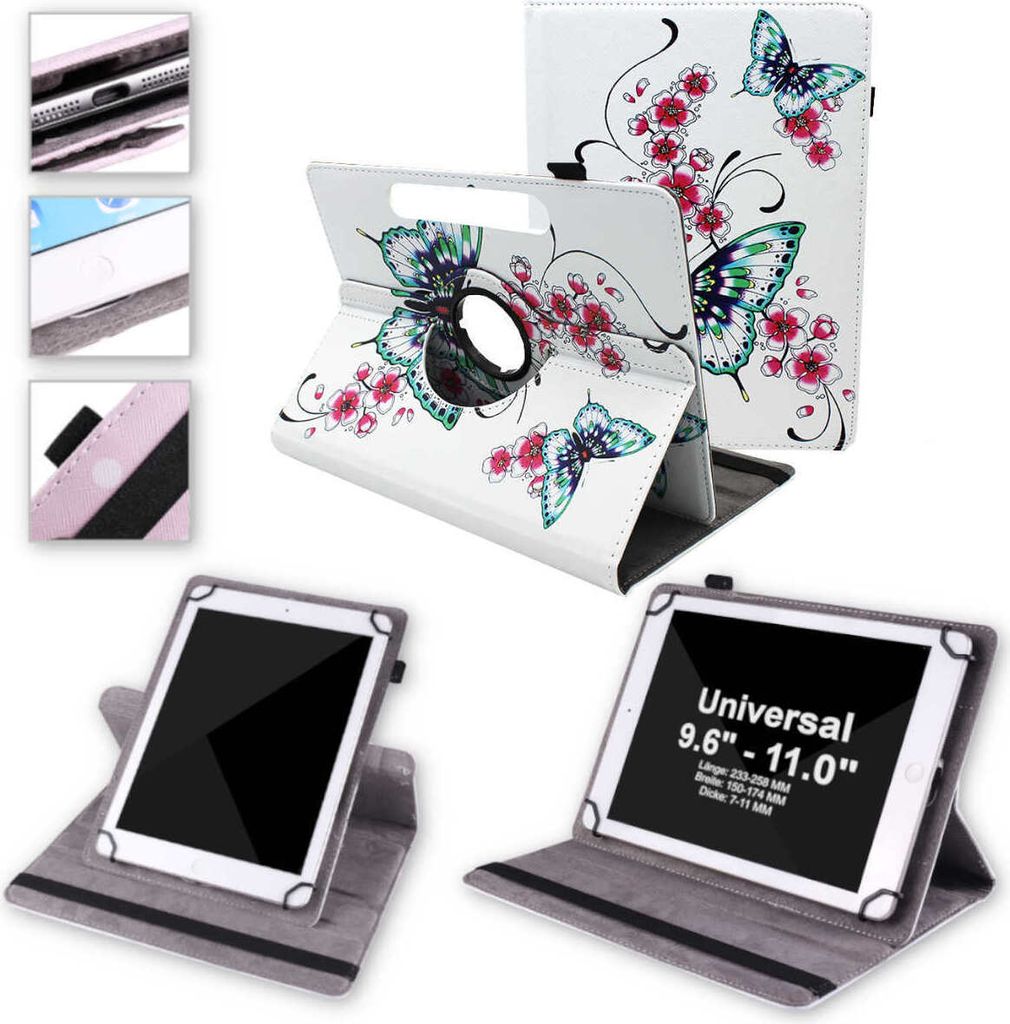 Für Apple iPad Air 11 Zoll 2025 / 2024 360 Grad Motiv 15 Tablet Tasche Kunst Leder Etuis Hülle