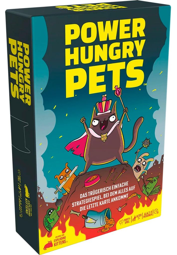 Power Hungry Pets – Divertente gioco di carte per gli Immagine del prodotto 