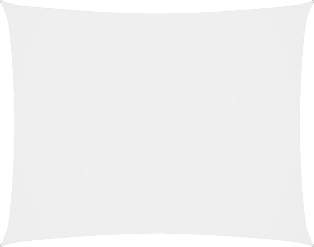 Sonnensegel Oxford-Gewebe Rechteckig 3x4,5 m Weiß