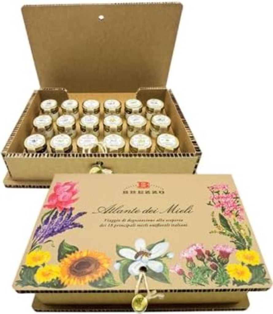 Confezione regalo Atlas Honey - 18 pezzi di miele italiano, Immagine del prodotto 