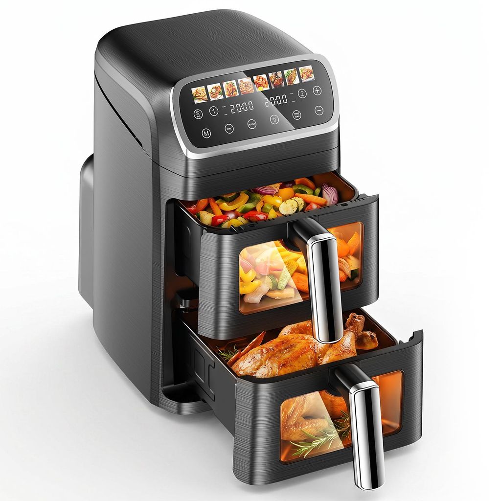 9L Airfryer Stacked Dual Basket, Gestapelte Produktbild 