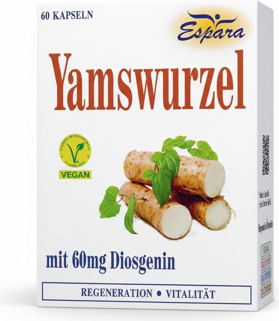 Espara Yamswurzel Kapseln 60 Stueck Produktbild 