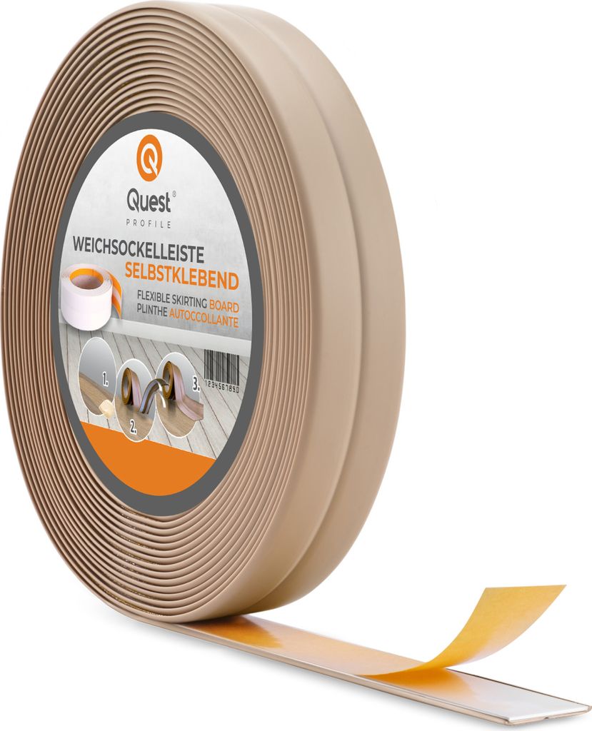 QUEST  PVC samolepiaca montážna a ukončovacia páska na Obrázok produktu 