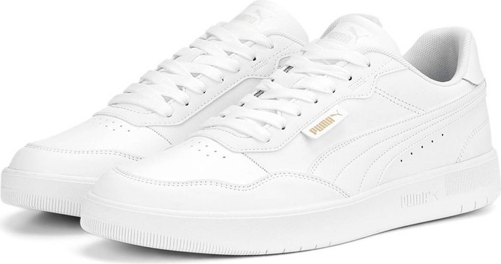 Puma Court Ultra Lite White-White-Gold Größe EU 38,5