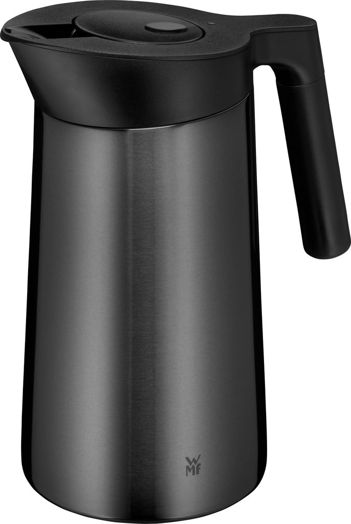 WMF 32.0101.0315, Karaffe, 1 l, Schwarz, Graphit, Edelstahl, Kunststoff, 12 h