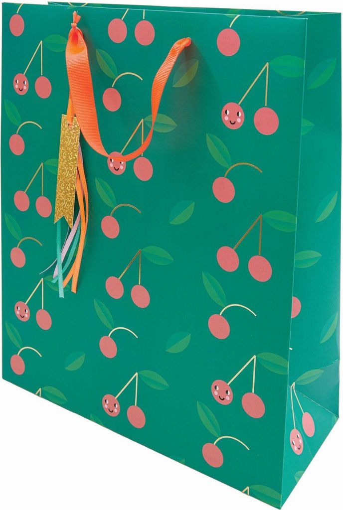 Geschenktüte Kirschen 26 x 32 cm