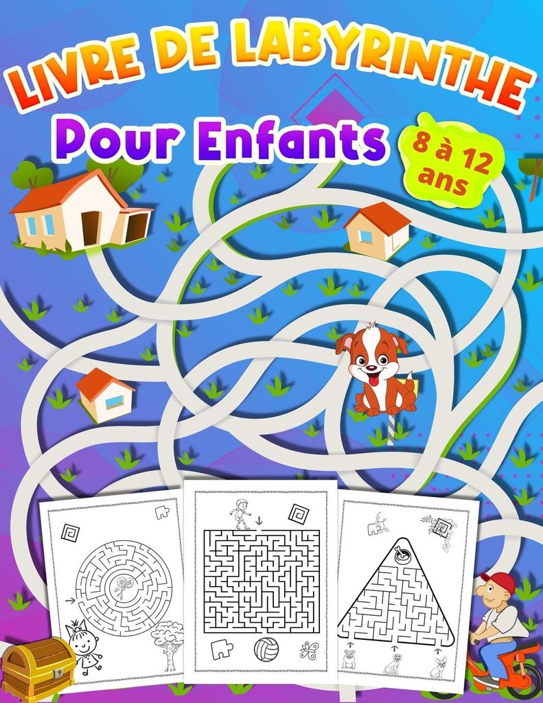 LIVRE DE LABYRINTHE Pour Enfants 8 à 12 ans