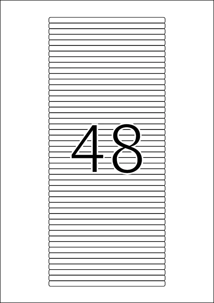 HERMA SPECIAL Etichette per Custodie CD 114,3 x 5,5 mm Bianco - 2