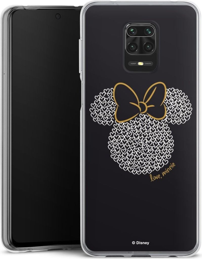 DeinDesign Handyhülle für Xiaomi Redmi Note 9 Pro Silikon Hülle Case Smartphone Schutzhülle Disney Minnie Mouse Muster